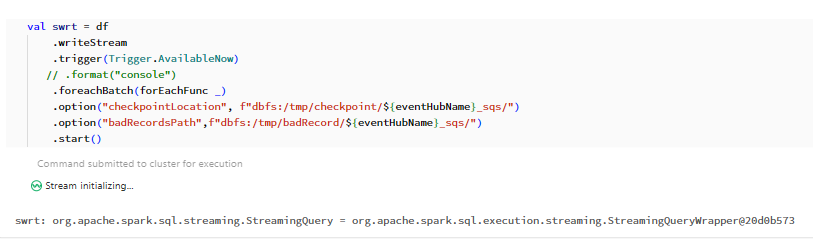 Stuck streaming Stuck streaming