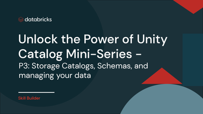 Unlock the Power of Unity Catalog Mini-Series -P3- Storage Catalogs, Schemas, and managing your data.png