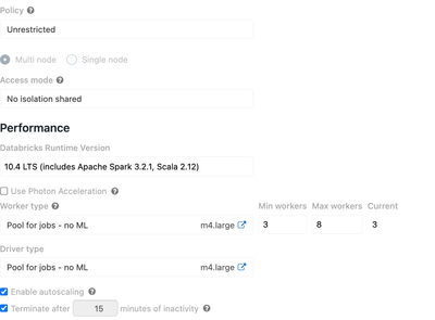 cluster configuration