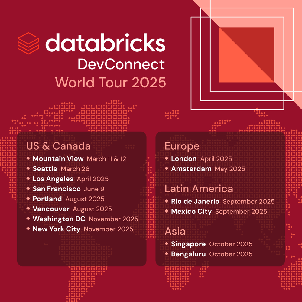 Databricks DevConnect: Global Community Meetups for Data Engineers