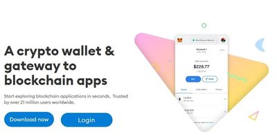 Metamask  sing  in &amp; extension banner