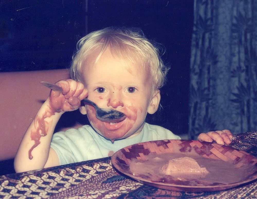 Sam was allergic to milk Bogor 1989.jpg