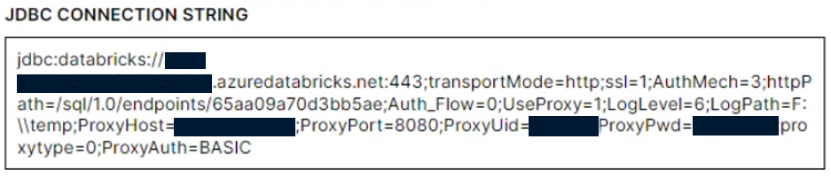 databricks jdbc