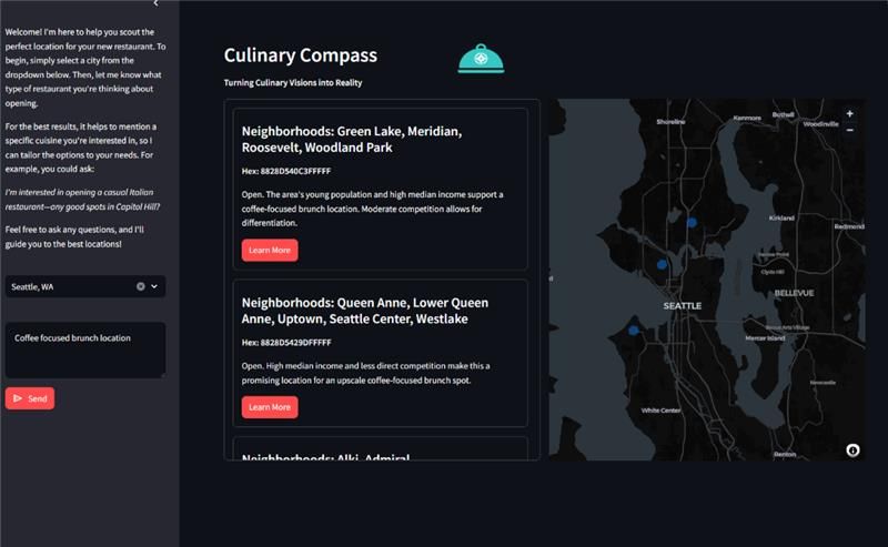 Screenshot of the application