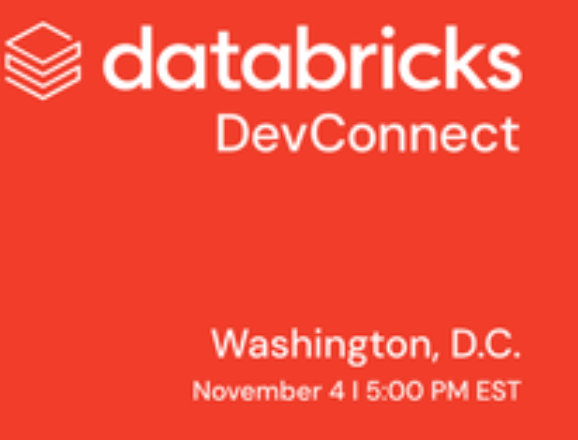 Databricks DevConnect I Washington D.C.