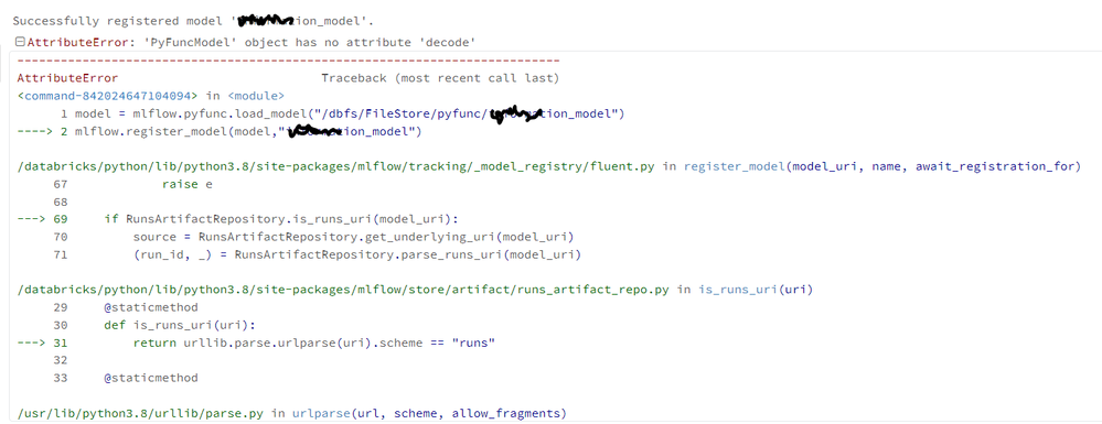 How To Register A ML Model Using MLflow - Databricks Community - 33541