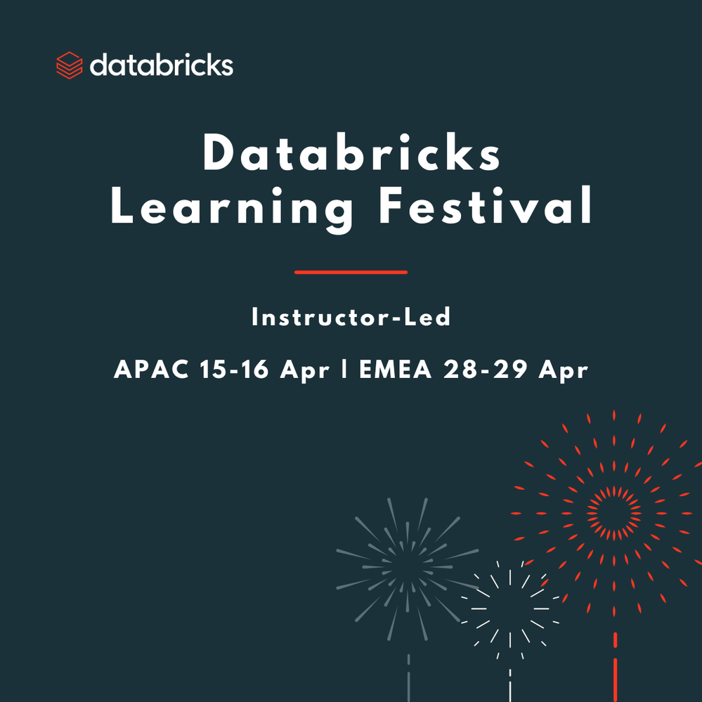 Databricks Learning Festival (Instructor-Led): APAC & EMEA