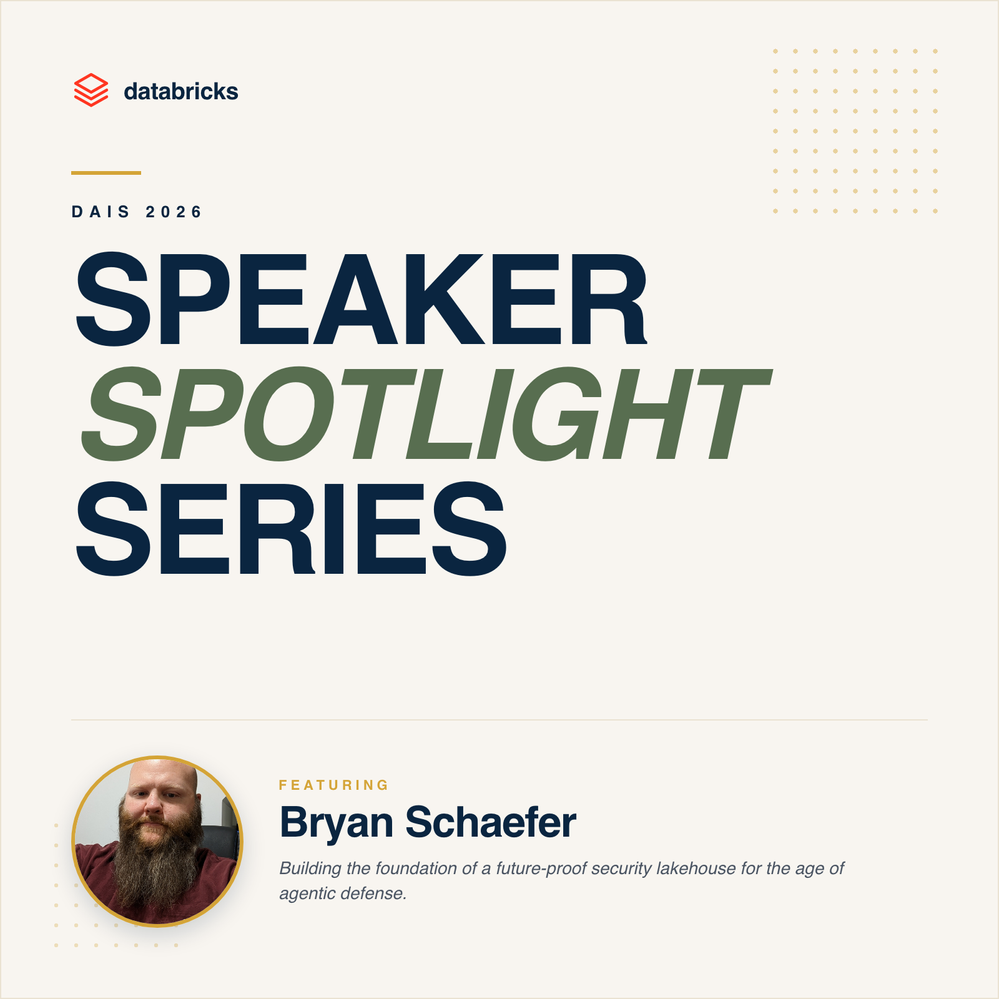 DAIS 2026 Speaker Spotlight Series #12 | Bryan Schaefer