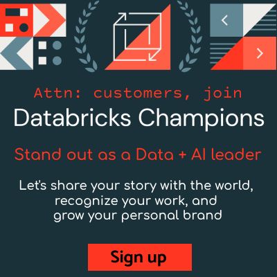 Join the Databricks Champions program