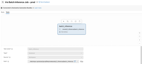 Batch Inference job