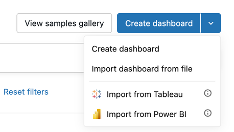 Import dashboard from file