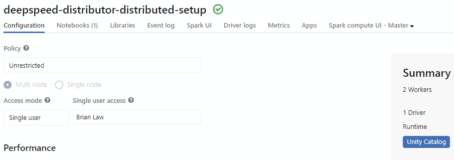 Find hardware utilization metrics and system logs from the Cluster UI