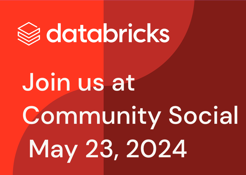 Databricks Community Social, May 2024 -  Speaker session around Training offerings