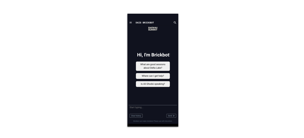 Brickbot, the Data and AI Summit Assistant