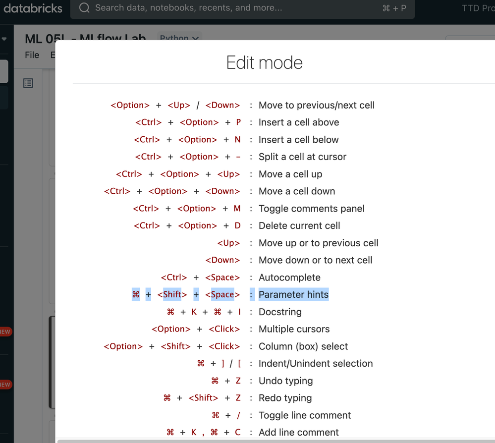 shortcut help shortcut help